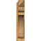 Ekena Millwork Olympic Rough Sawn Arts and Crafts Outlooker, Western Red Cedar, 6"W x 24"D x 28"H OUT06X24X28OLY03RWR - alternate 3